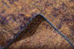 Rug & Kilim's Contemporary Textural Rug in Blue and Gold | Area Rug in Rugs by Rug and Kilim