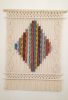 Rainbow Diamond | Macrame Wall Hanging in Wall Hangings by Leonor MacraMaker. Item made of cotton with fiber