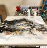 Out of the Ashes | Oil And Acrylic Painting in Paintings by Helenehardyart. Item composed of canvas