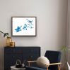 Creekside Madrone (22 x 30" cyanotype painting on paper) | Watercolor Painting in Paintings by Christine So. Item made of paper compatible with boho and country & farmhouse style