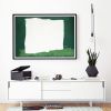 'Green Wall' minimalist geometric abstract art photograph | Photography by PappasBland. Item composed of paper compatible with minimalism and contemporary style