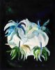 Night Flora III | Watercolor Painting in Paintings by Ruth Le Roux. Item made of paper