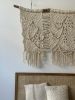 Hope 003 | Macrame Wall Hanging in Wall Hangings by Ana Salazar Atelier. Item made of wood with cotton works with boho & contemporary style