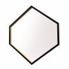 HEX Mirror | Decorative Objects by Alex Drew & No One. Item composed of walnut
