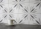 Tile Club White Sparkle Waterjet Marble Mosaic Tile | Tiles by Tile Club. Item composed of marble