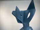 Yip, Yip, Yip | Public Sculptures by John Randall Nelson. Item composed of steel