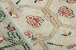 Rug & Kilim’s Oushak Custom Rug Sample, Sage Green and Red | Area Rug in Rugs by Rug and Kilim