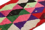 Vintage Moroccan Runner Rug with Polychromatic Diamond | Area Rug in Rugs by Rug and Kilim