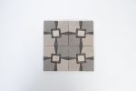 Raven Black & Ivory White Mosaic Tile | Tiles by Mosaics & Company LLC (mosaics.co). Item composed of stone compatible with boho and mid century modern style