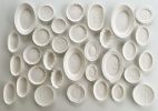 Soft Porcelain - Wall Composition: hand made porcelain | Wall Sculpture in Wall Hangings by Studio DeSimoneWayland. Item composed of ceramic and synthetic