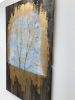 Golden Branches | Oil And Acrylic Painting in Paintings by Nichole McDaniel. Item composed of canvas and synthetic