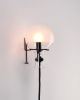 Spotted Jellyfish (male) | Sconces by Blom & Blom. Item made of steel with glass