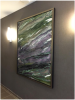 "Agate Magic, Green Purple" Fine Art Print, at Quarry Place, Tuckahoe, NY | Prints by Julia Di Sano | Quarry Place at Tuckahoe in Tuckahoe. Item composed of paper