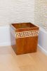 Greek Key Waste Basket | Storage Basket in Storage by Dorset & Pond. Item composed of wood