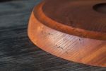 Carved Keyaki Plate | Dinnerware by Big Sand Woodworking. Item made of wood