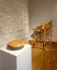 Long Shadow Series #17 (ash grey crowd with orange) | Decorative Bowl in Decorative Objects by Todd McCollister | Lied Education Center for the Arts in Omaha. Item made of wood works with contemporary & eclectic & maximalism style