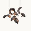 Dune 8 Cluster in Metallic Tones Pendant Light | Chandeliers by MOSS Objects. Item made of metal compatible with contemporary and japandi style