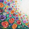 Flower Lover Original Acrylic Painting | Oil And Acrylic Painting in Paintings by DaggArt