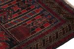Rug & Kilim's Baluch Afghan rug in Red & Blue Pictorial | Area Rug in Rugs by Rug and Kilim