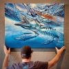 Terminal Velocity Custom Canvas Prints | Prints by D.Friel / Connected By Water, LLC. Item composed of canvas in contemporary or coastal style