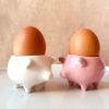 Bacon n' Eggs Pig Eggcups | Egg Cup in Dinnerware by Maia Ming Designs. Item composed of ceramic
