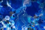 'MAN-O-WAR' Luxury Ocean Seascape Epoxy Resin Abstract Art | Mixed Media by Christina Twomey Art + Design. Item made of synthetic