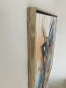 Blue Lasso | Oil And Acrylic Painting in Paintings by Edward Wilcox. Item made of canvas compatible with mid century modern style