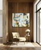 415 Walking In | Paintings by Anne B Schwartz. Item composed of canvas compatible with contemporary and modern style