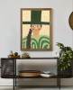 On Her Terms Original Acrylic Canvas Painting | Oil And Acrylic Painting in Paintings by Chris Cammille for Mint and Fig. Item made of canvas works with minimalism & mid century modern style