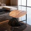 Ted Coffee Olive Solid Olive Wood Coffee Table | Tables by GREYGE. Item composed of walnut and steel in contemporary or modern style