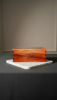 Sculptural Solid Mahogany Cigar Casket – Hand-Carved Monolit | Decorative Box in Decorative Objects by Holzkunst Samuel Meisinger. Item composed of wood compatible with rustic style