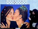 FridaXAgonza | Oil And Acrylic Painting in Paintings by AGONZA. Item made of canvas