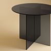Smoked Glass Dining Table - YURI by Lebanto | Tables by Lebanto. Item made of glass compatible with minimalism and contemporary style
