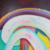 Useful Fiction | Oil And Acrylic Painting in Paintings by Kim Powell Art. Item composed of canvas and synthetic in contemporary or eclectic & maximalism style