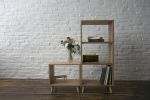 Yarrow Collection Free Standing Modular Shelving | Storage by Fuugs. Item made of wood compatible with mid century modern and contemporary style