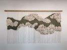 "In Between" sage green wall hanging | Wall Hangings by Rebecca Whitaker Art