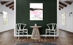 Black Mountains in Washi | Oil And Acrylic Painting in Paintings by Jan Sullivan Fowler. Item made of canvas with synthetic