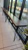 27ft Walnut Live Edge Bar Top | Side Table in Tables by Lumberlust Designs | Novel Midtown Phoenix in Phoenix. Item composed of walnut