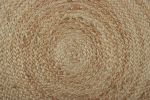 Rug & Kilim’s Modern Circle Jute Rug in Beige-Brown | Area Rug in Rugs by Rug and Kilim