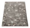 Rug & Kilim’s Modern Rug in Charcoal Gray with White | Area Rug in Rugs by Rug and Kilim. Item composed of wool