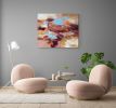 'Landscape and Blue', Large Oil and Acrylic on Canvas | Oil And Acrylic Painting in Paintings by Simona Gocan. Item composed of canvas in contemporary style