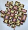 Topazes Yellow and Pink | Wall Sculpture in Wall Hangings by Marina Astakhova. Item made of wood & synthetic