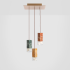 Lamp/One Colour Edition Chandelier | Chandeliers by Formaminima. Item composed of brass and marble