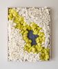 Framed Art – Green Wall Decor – Small Wall Art | Wall Hangings by Camille McMurry. Item composed of oak wood and wool in art deco style