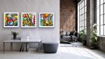 'Andalusian summer' | Oil And Acrylic Painting in Paintings by SANGEETA S. Item made of paper works with contemporary & modern style