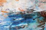 Seascape | Oil And Acrylic Painting in Paintings by Simona Gocan. Item composed of canvas in contemporary style