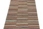 Vintage Persian Kilim in Panel-Weave with Polychromatic | Area Rug in Rugs by Rug and Kilim