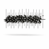 Abstract Metal Wall Art Sculpture 140×70 cm | Wall Sculpture in Wall Hangings by Sarmal Design. Item composed of steel in mid century modern or contemporary style