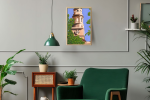 Charleston Church Street - Vibrant Giclée Print | Prints in Paintings by Michelle Keib Art. Item made of paper