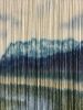Mount Timpanogos Fiber Art Tapestry | Sleeping Princess Utah | Wall Hangings by Wallflowers Hanging Art. Item made of oak wood with wool works with boho & mid century modern style